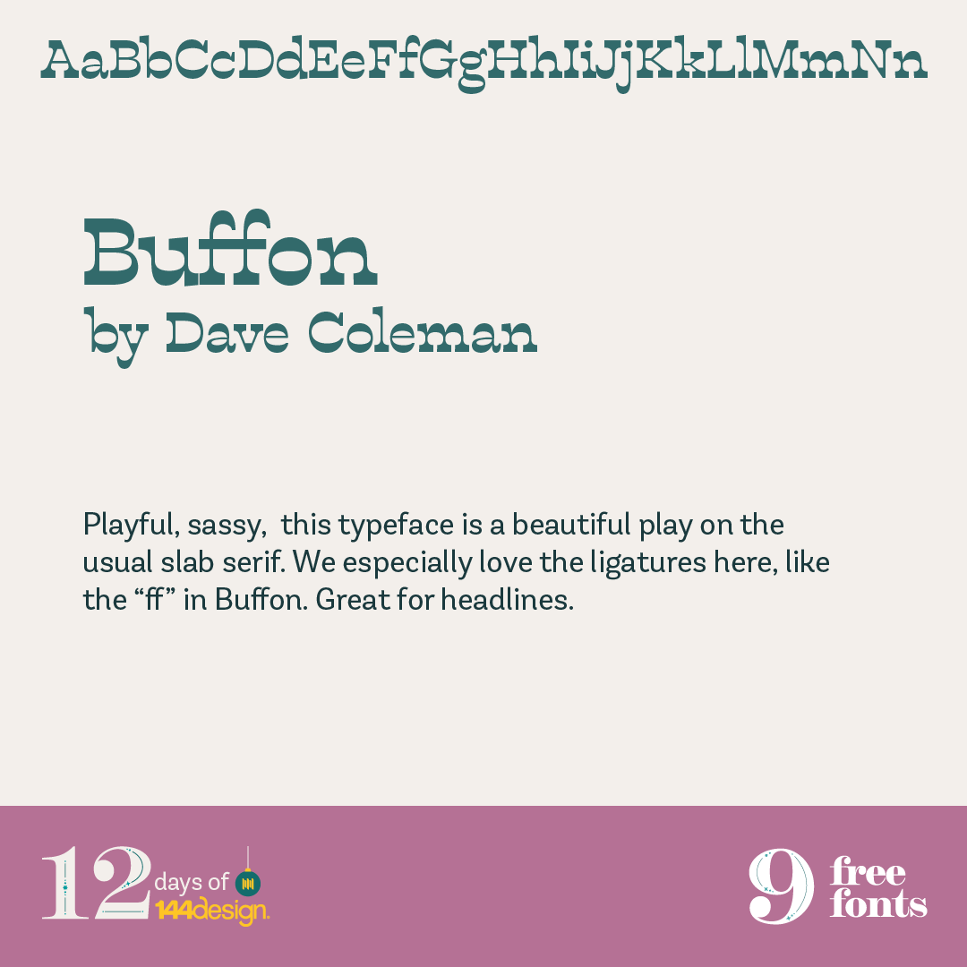 Buffon Font