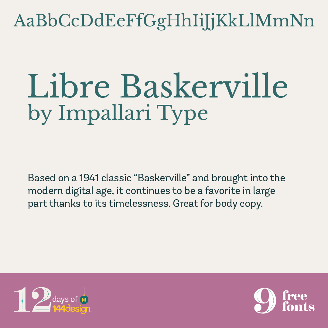 Libre Baskerville Font