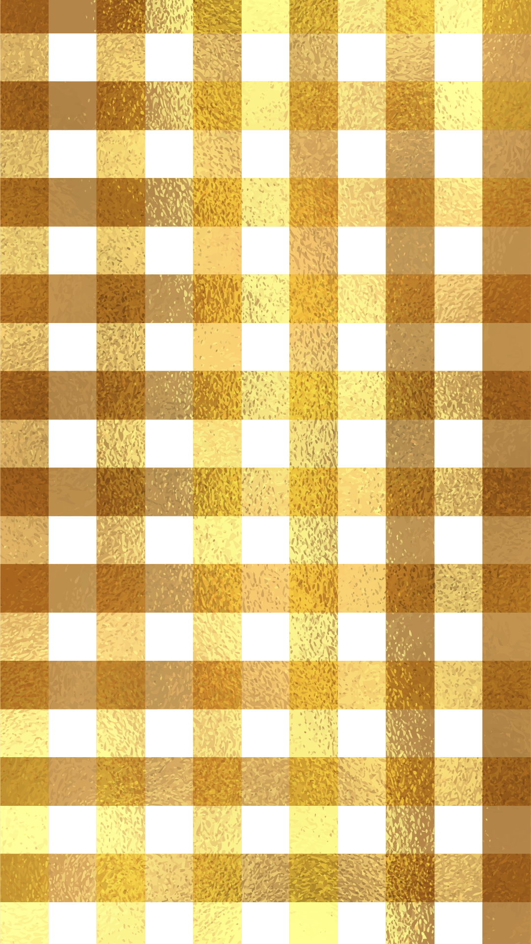 Gingham Golden Phone Screen Background